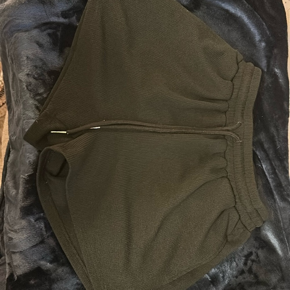 Black athletic shorts